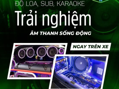 ĐỘ LOA SUB, KARAOKE – TRẢI NGHIỆM ÂM THANH SỐNG ĐỘNG NGAY TRÊN XE!