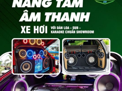 Nâng tầm âm thanh xe hơi với dàn loa sub karaoke chuẩn showroom!