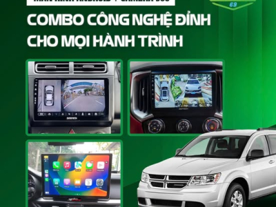 Combo công nghệ đỉnh – Màn hình Android + Camera 360 cho mọi hành trình