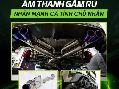 Độ pô on/off – Âm thanh gầm rú nhấn mạnh cá tính chủ nhân
