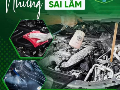 NHỮNG SAI LẦM KHI VỆ SINH KHOANG MÁY Ô TÔ BẠN NÊN TRÁNH!