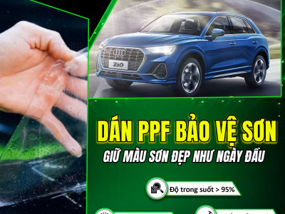 DÁN PPF BẢO VỆ SƠN - GIỮ MÀU SƠN ĐẸP NHƯ NGÀY ĐẦU