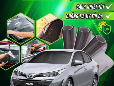 PHIM CÁCH NHIỆT Ô TÔ CHẤT LƯỢNG, CÁCH NHIỆT TỐT, CHỐNG TIA UV TỐI ĐA